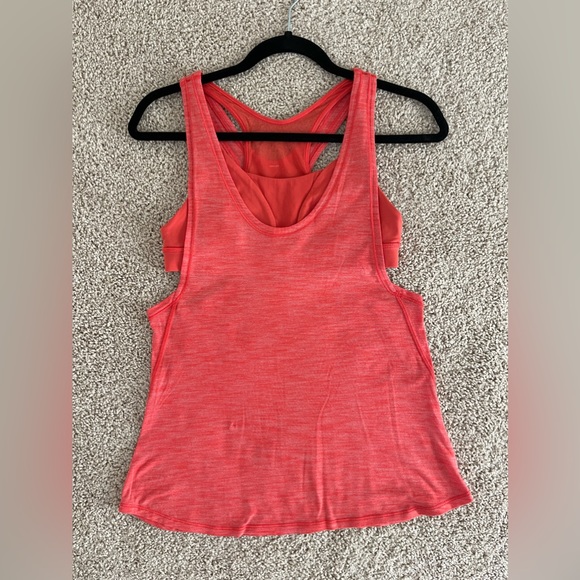 lululemon athletica Tops - Women's Lululemon Glide and Stride Tank - Size 6, Heathered Alarming